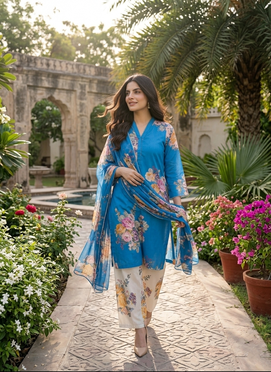 Ayra Bloom — 2Pc Printed Co-Ord Set Kinza Nadeem
