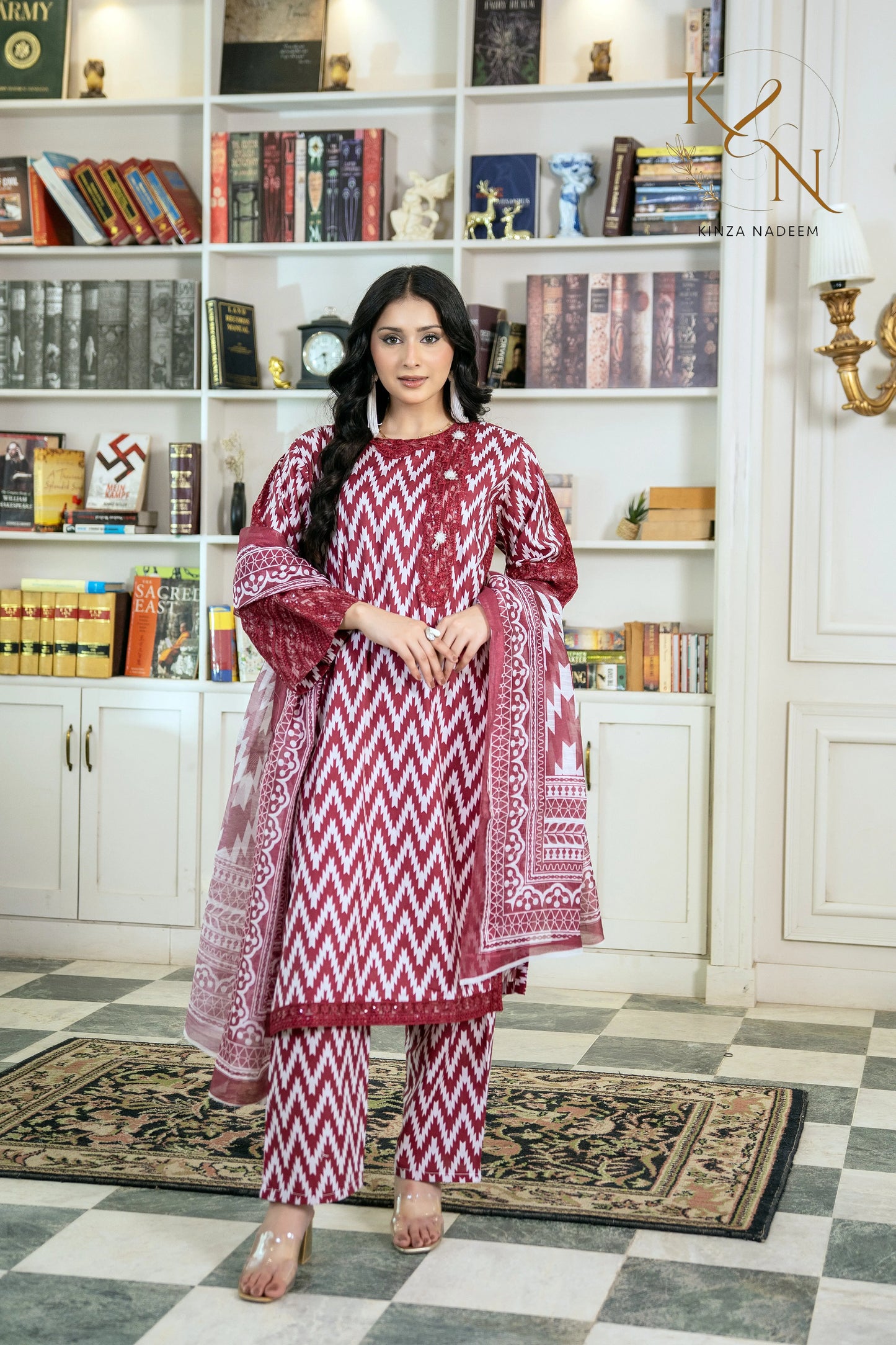 Cocoa Dusk 3PC Kinza Nadeem