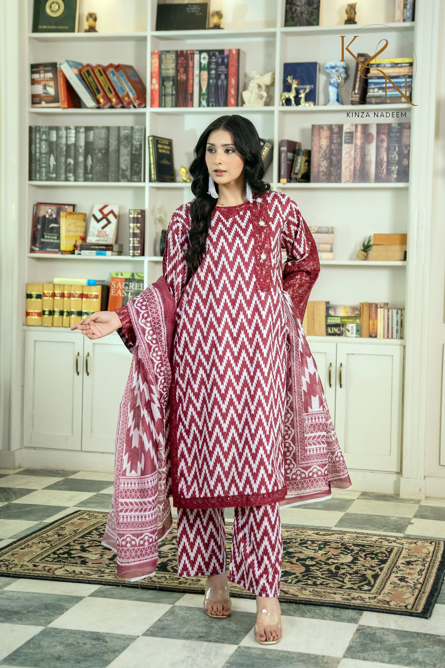 Cocoa Dusk 3PC Kinza Nadeem