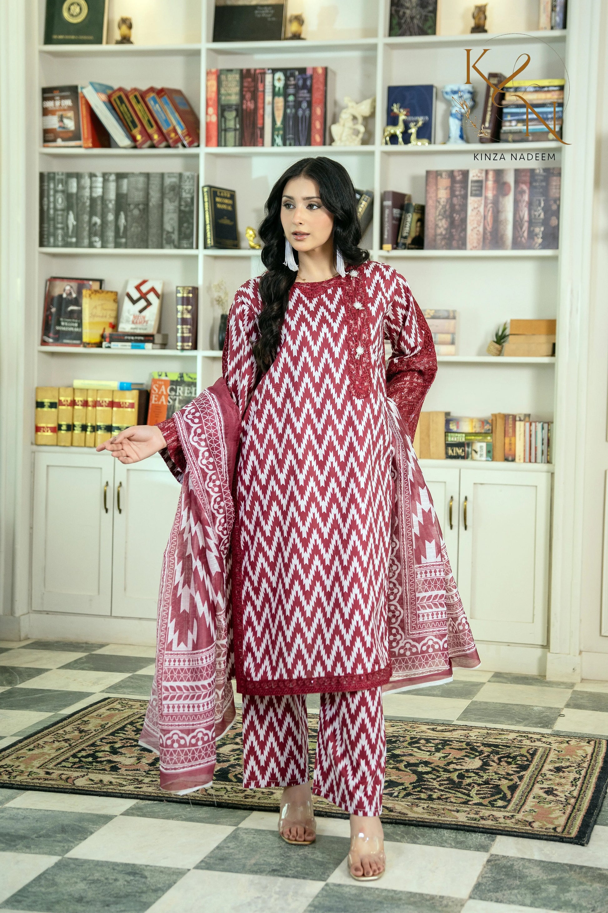 Cocoa Dusk 3PC Kinza Nadeem