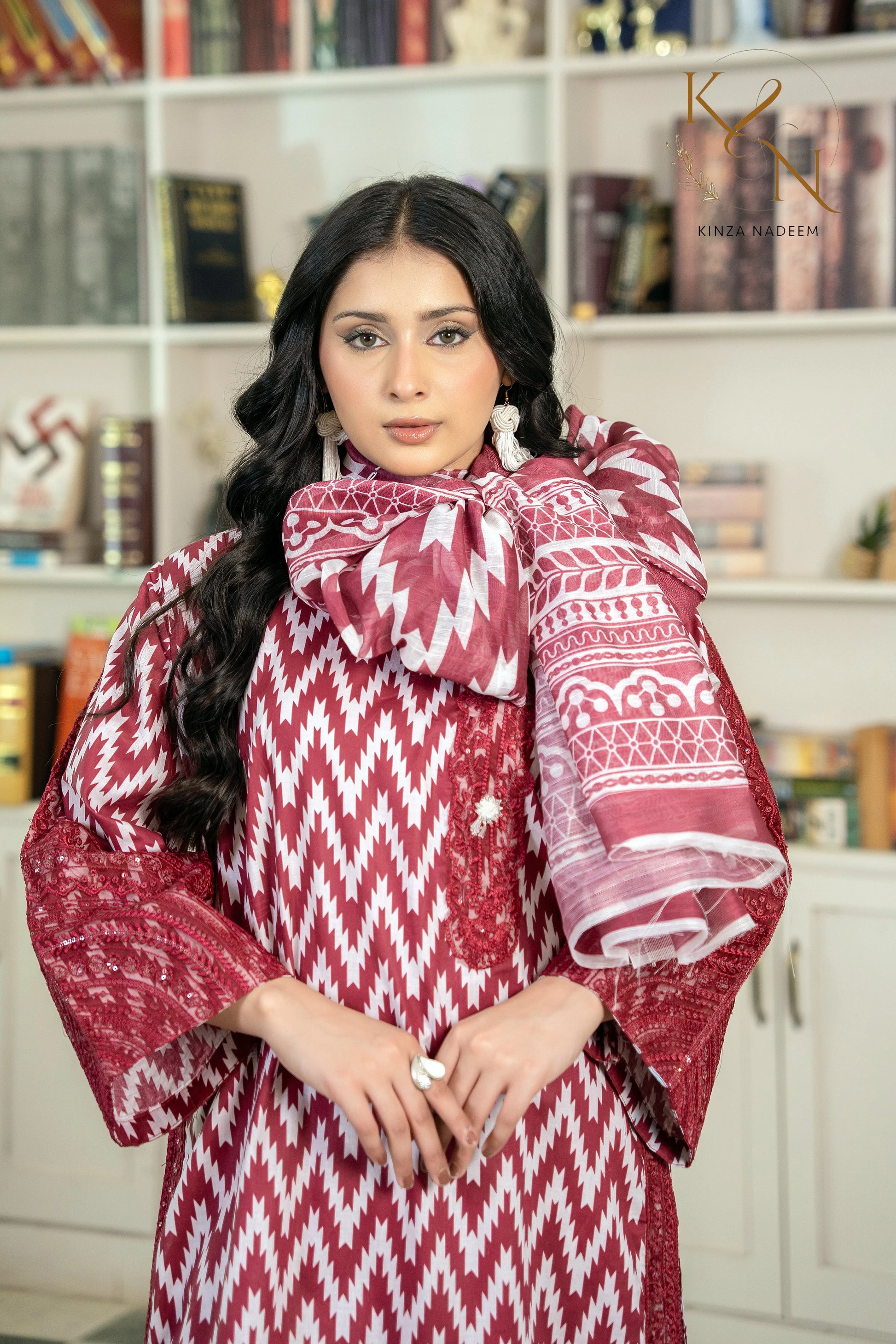 Cocoa Dusk 3PC Kinza Nadeem