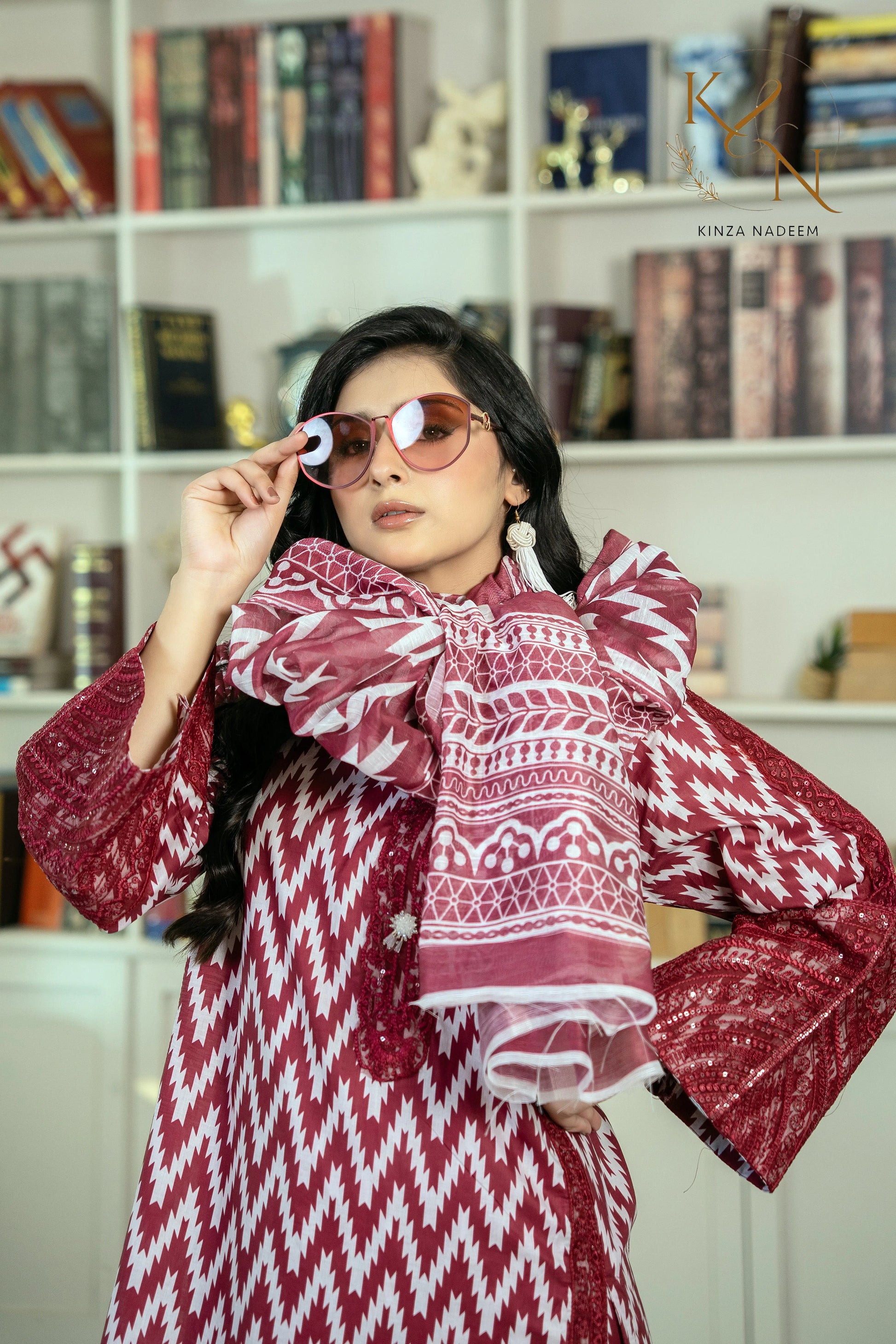 Cocoa Dusk 3PC Kinza Nadeem