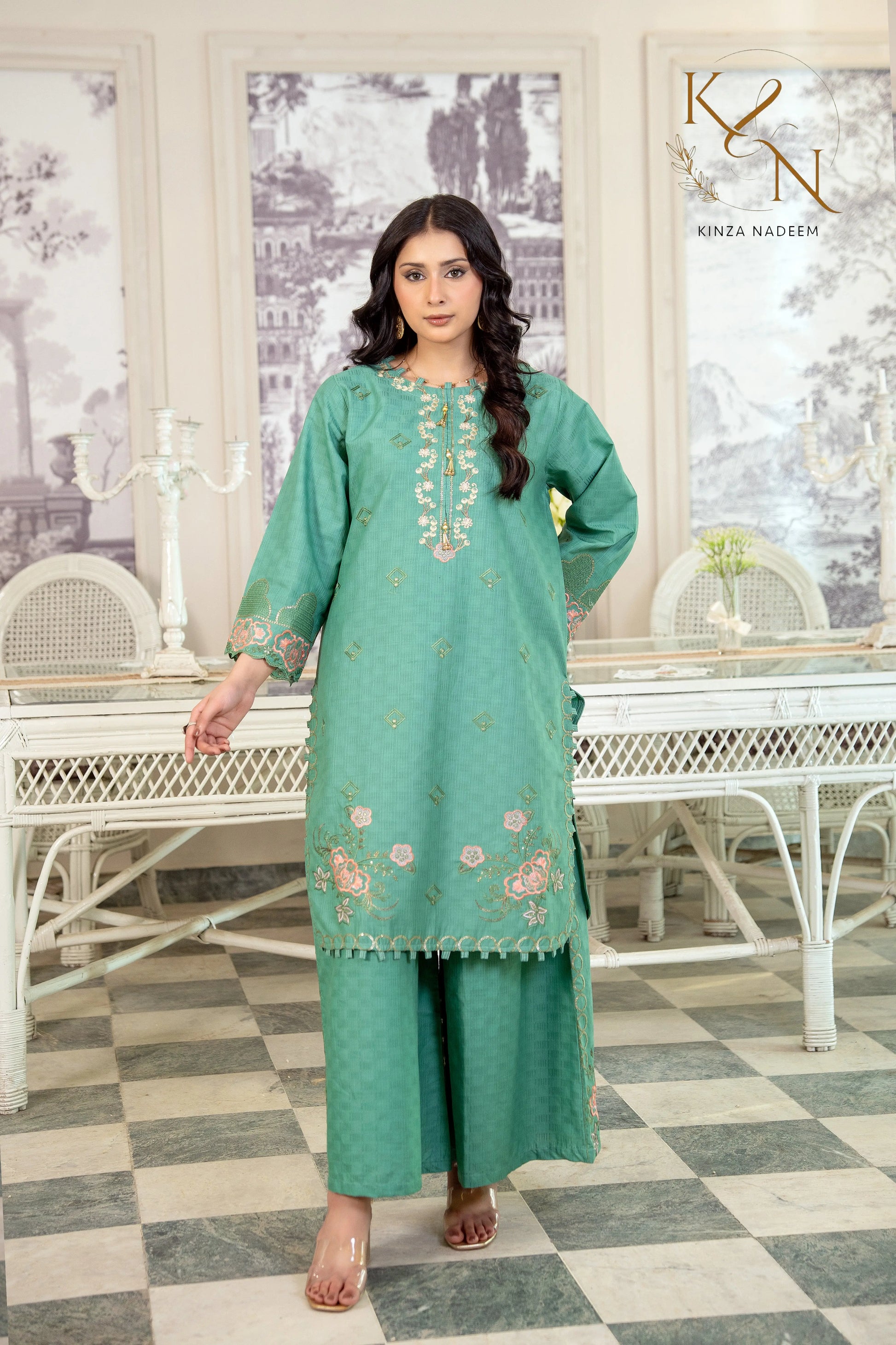 Mint Elara 2PC Kinza Nadeem