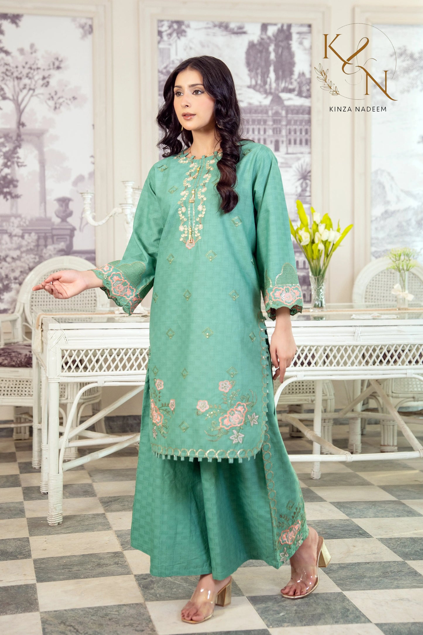 Mint Elara 2PC Kinza Nadeem