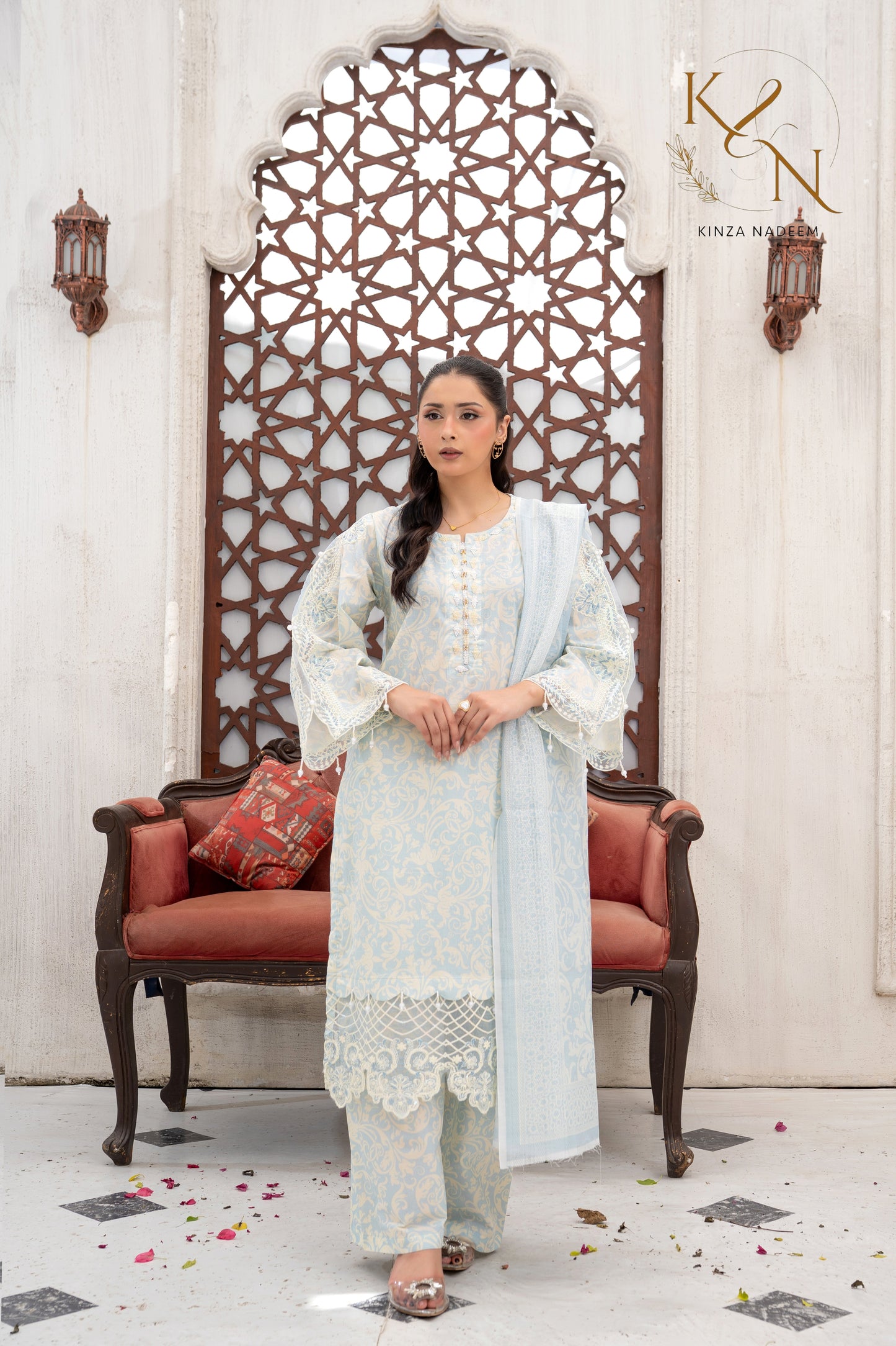 Pearl Mist 3PC Kinza Nadeem