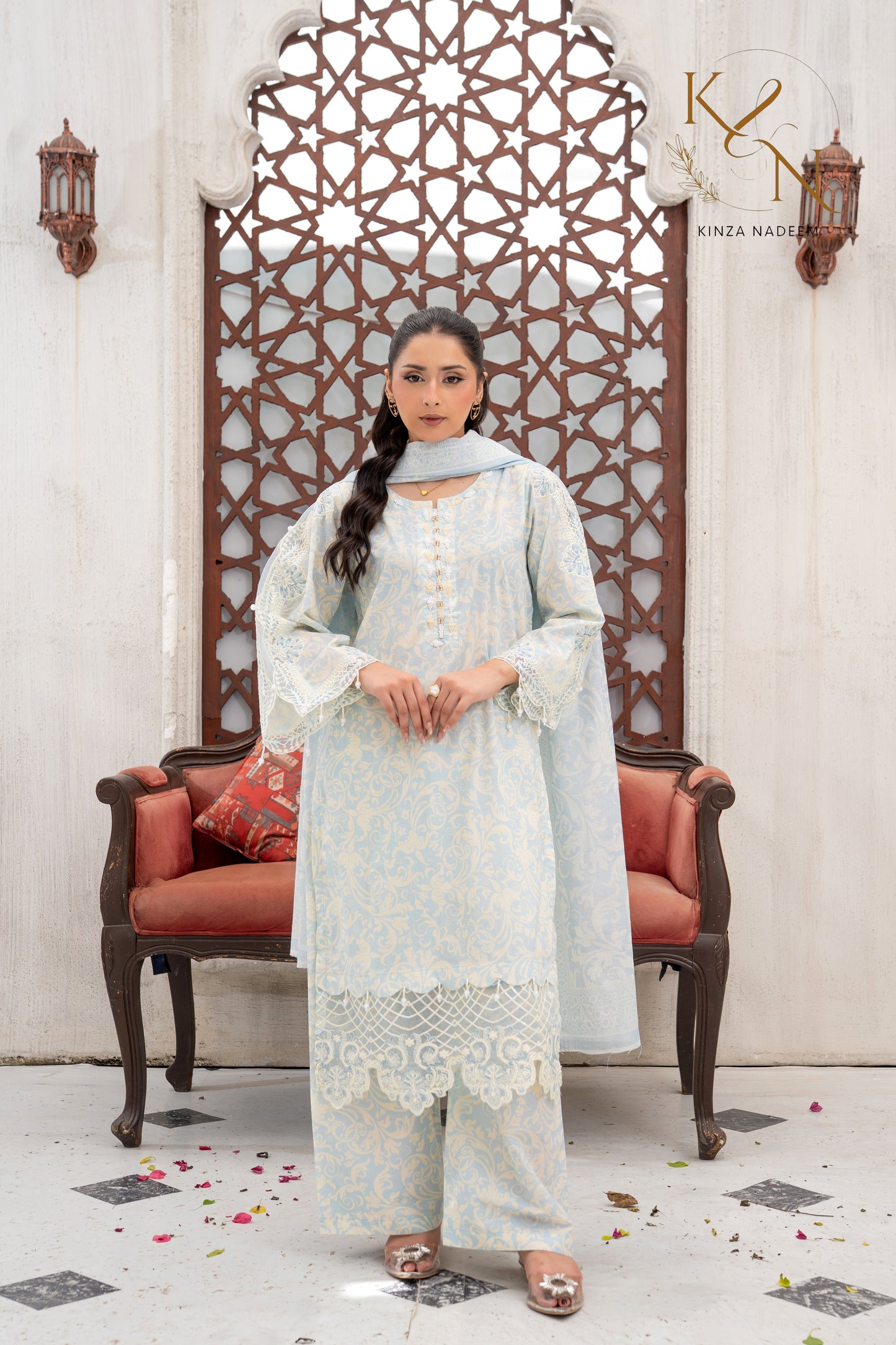 Pearl Mist 3PC Kinza Nadeem
