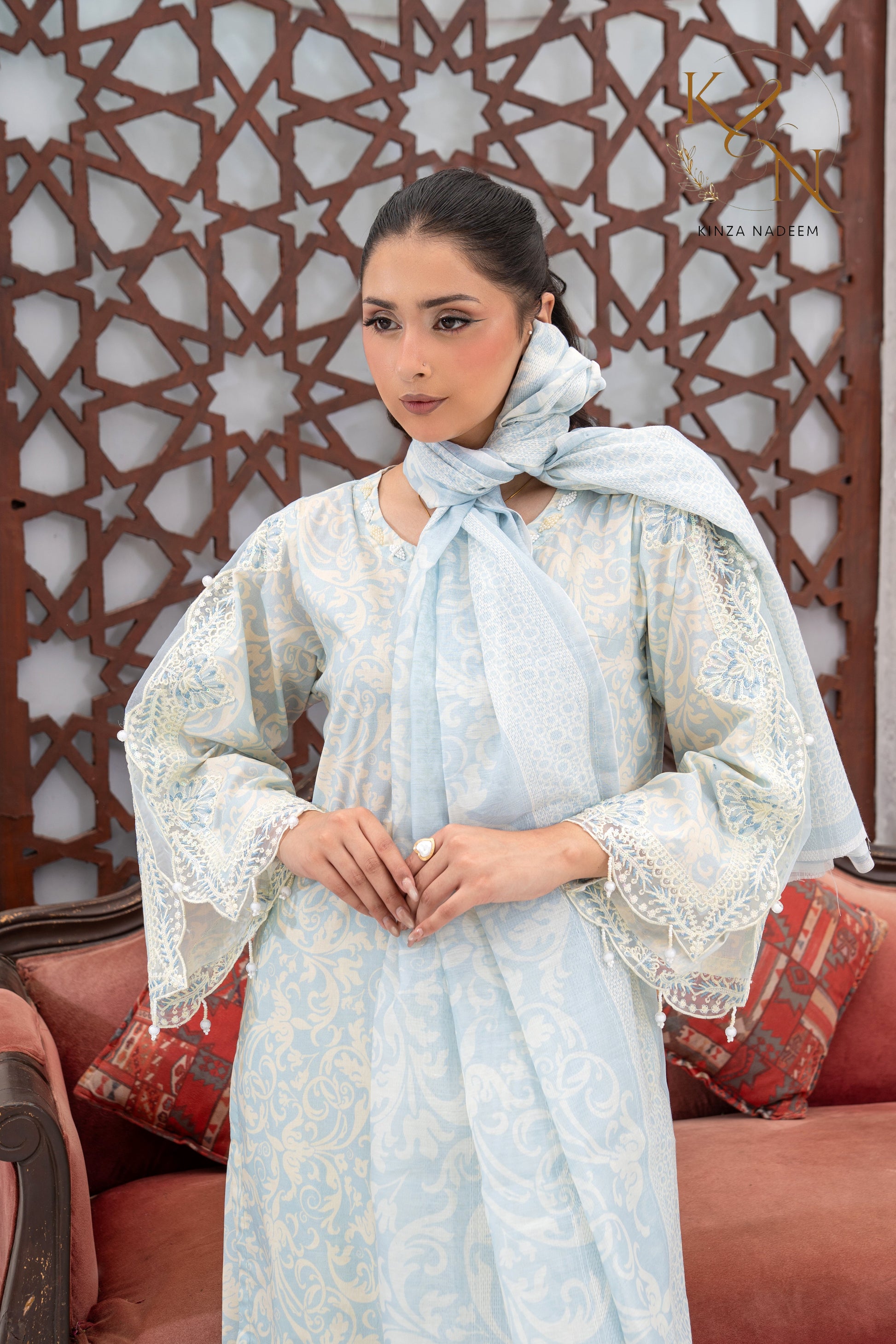 Pearl Mist 3PC Kinza Nadeem