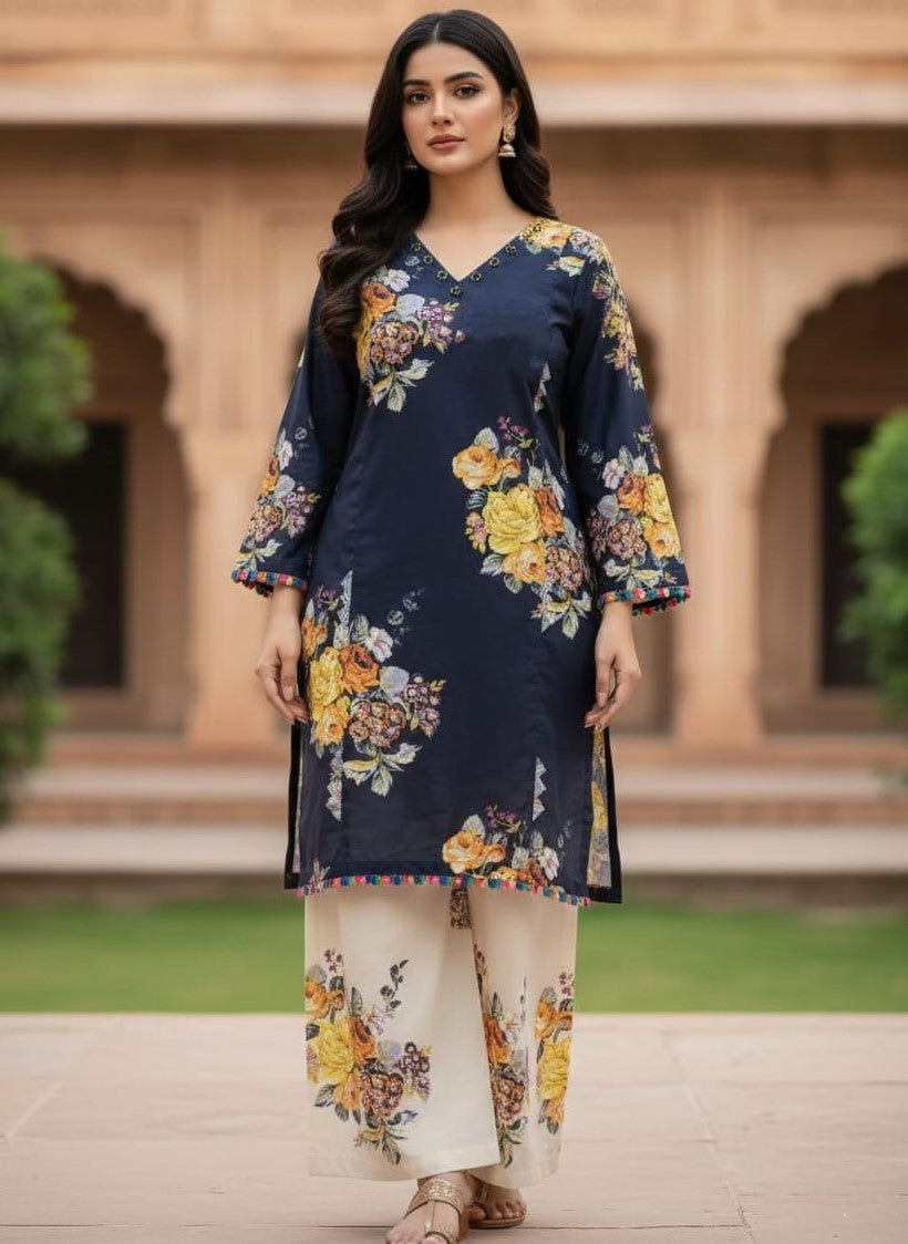 Ayra Bloom — 2Pc Printed Co-Ord Set Kinza Nadeem