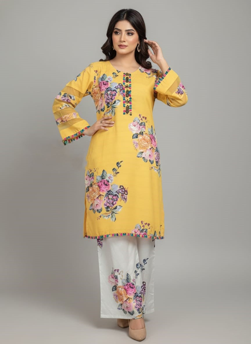 Ayra Bloom — 2Pc Printed Co-Ord Set Kinza Nadeem