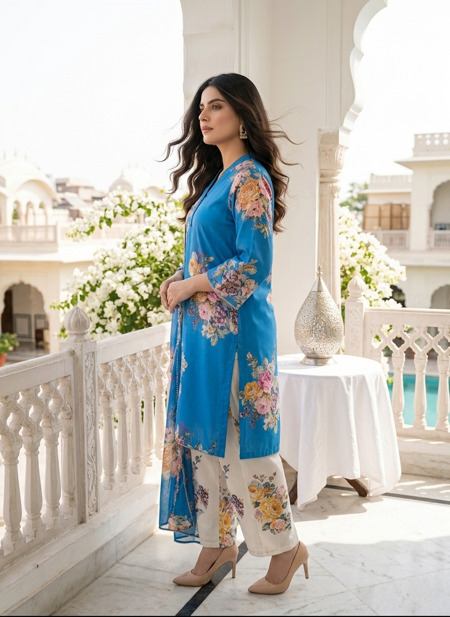 Ayra Bloom — 2Pc Printed Co-Ord Set Kinza Nadeem